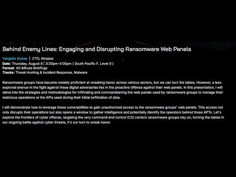 Behind Enemy Lines: Engaging and Disrupting Ransomware Web Panels