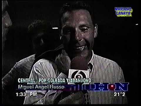 Rosario Central 4 Newells 0 Ap 97 (Incidentes y declaraciones)