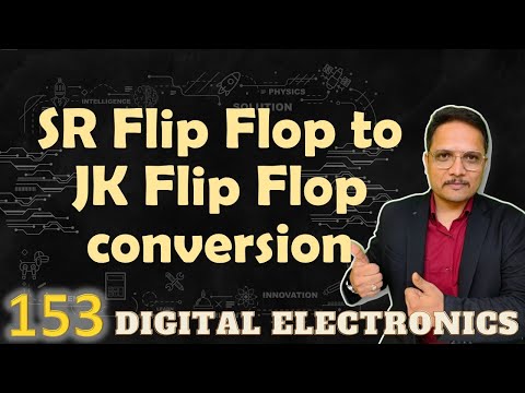 SR Flip Flop to JK Flip Flop conversion Designing Step and Circuit Digital Electronics SR JK