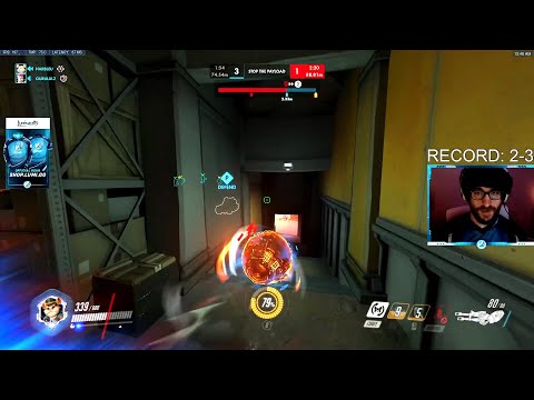 Harbleu Roadhog and Hammond gameplay - Overwatch Season 26 Top 500