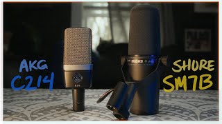 Video thumbnail for Shure SM7B vs AKG C214 | $400 Podcast Microphone Comparison by Phillip R Peck