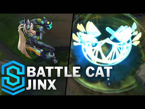 Battle Cat Jinx Skin Spotlight - Pre-Release - League of Legends