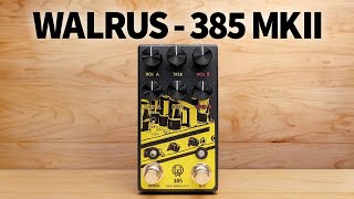 ギター Walrus Audio 385 Overdrive MKII 2ch OD Walrus Audio's unique 385 overdrive pedal was based on a vintage