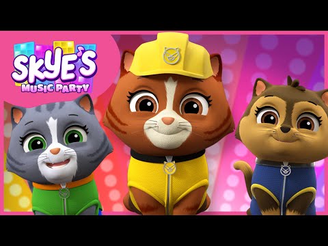 Meow, Meow!!! The Chaotic Kitty Song - Skye's Music Party - PAW Patrol Music Cartoons for Kids