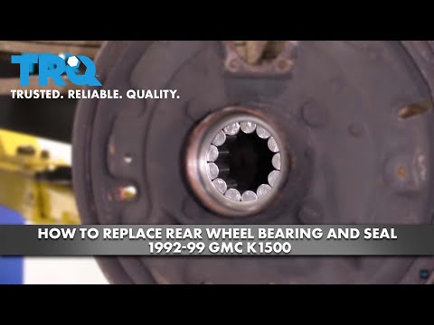 How To Replace Rear Wheel Bearing and Seal 1992-99 GMC K1500