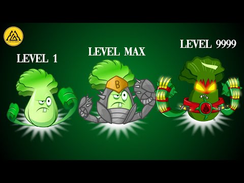 Pvz 2 Every Plants Level 1 Vs Level Max Vs Level 9999 !! Plants Vs. Zombies 2