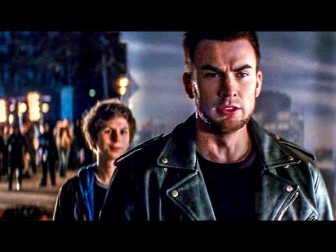 Scott Pilgrim pelea con Chris Evans y su doble de riesgo | Clip en Español 🔥 4K