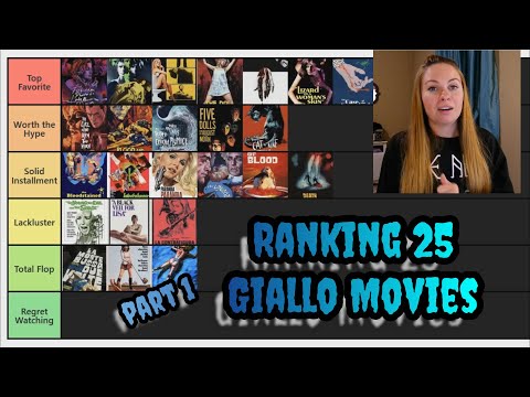 Ranking Giallo Movies (Part 1)