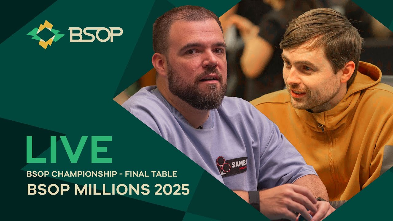 LIVE | BSOP MILLIONS 2025 - CHAMPIONSHIP - FINAL TABLE - 🏆 $800.000 TO THE CHAMPION