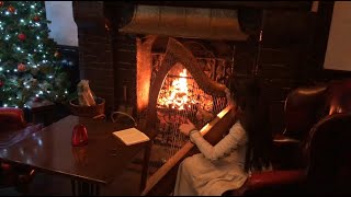 Walking in the Air (The Snowman) - Harp by the fire