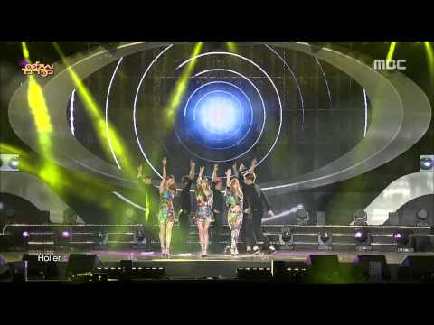 [1080p] 141004 Girls' Generation-TTS 'Holler' - Music Core live stage