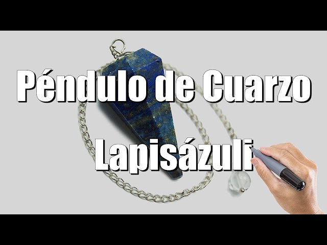 Vídeo relacionado con Péndulo piedra natural Lapislazuli, Péndulo de Cristal, Péndulo de Cristal Hexagonal Vintage para Radiestesia, péndulo Chakra Reiki Adivinación Meditación Wicca (Lapislazuli)
