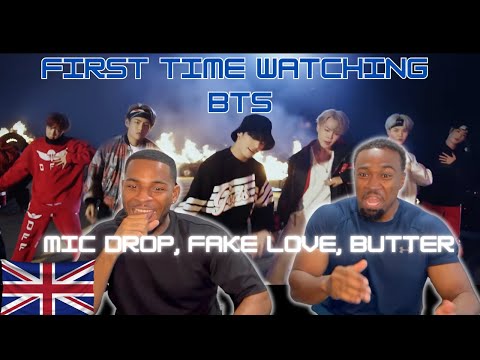 UK GUYS First Time Reacting to BTS  - 'MIC Drop' | 'FAKE LOVE' | 'Butter' !!