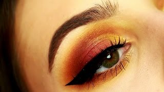 DRUGSTORE WARM SUNSET TUTORIAL | HollBarnes