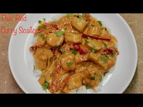 Thai Red Curry Scallops