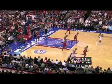 Washington vs Philadelphia NBA Highlights 01/30/2013