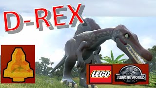 D Rex   Lego Jurassic World The Game   How to unlock SPINOSAURUS