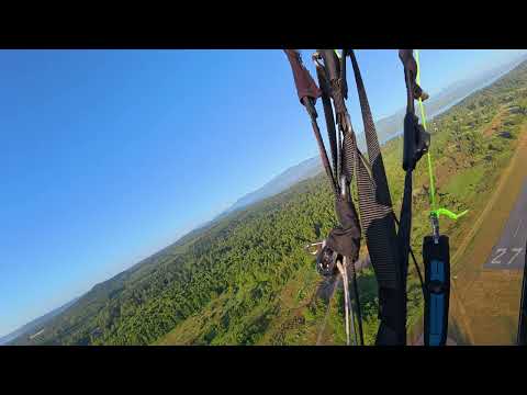 Electric Paramotor chill flight. UNCUT.