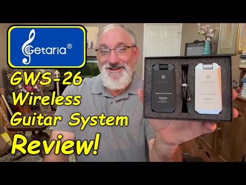 Getaria GWS-26 wireless guitar system review.