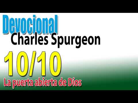 Devocional Charles Spurgeon 10/10 - La puerta abierta de Dios