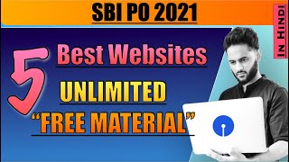 5 Best Websites that All Toppers Use | Free Material for SBI PO 2021 | IBPS PO 2021 Full Free Course