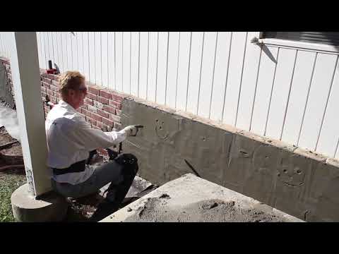 Stucco over brick walls