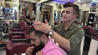 ASMR Turkish Barber Face,Head and Body Massage 215 👍💆‍♂️💈