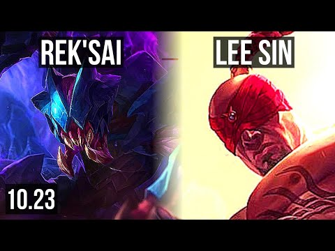 REK'SAI vs LEE SIN (JUNGLE) (DEFEAT) | 12/2/12, 2.0M mastery, Dominating | EUW Master | v10.23