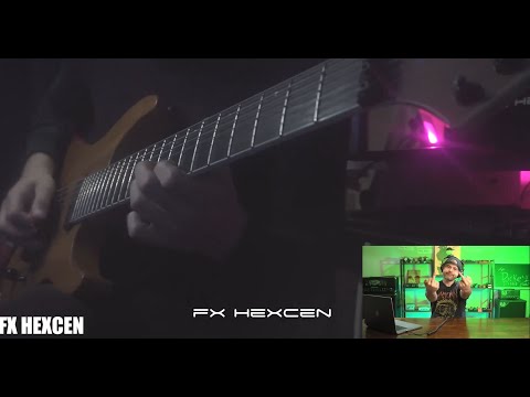 JARED DINES reacts 2 to FX HEXCEN - solo 2 // the biggest shred collab song in the world 6 //