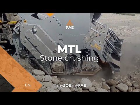 FAE MTL - Triturador de rocha, estabilizador, triturador de pedra e triturador de asfalto para tratores com tomada de força