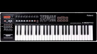 Video thumbnail for Cakewalk  / Roland A-500 PRO 鍵盤について by MD Jacques