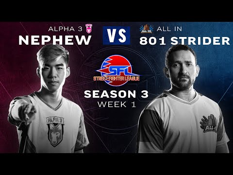 Nephew (Lucia) vs. 801 Strider (Urien) - Bo3 - Street Fighter League Pro-US - Season 3 Week 1