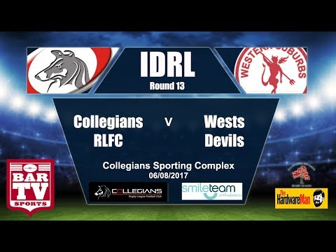 2017 IDRL Round 13 Full Match Replay - Collegians v Western Suburbs Devils