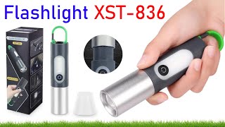 Digital Thunder XST-836 Rechargeable Waterproof (IPX4)Torch Flashlight | High Power LED Review