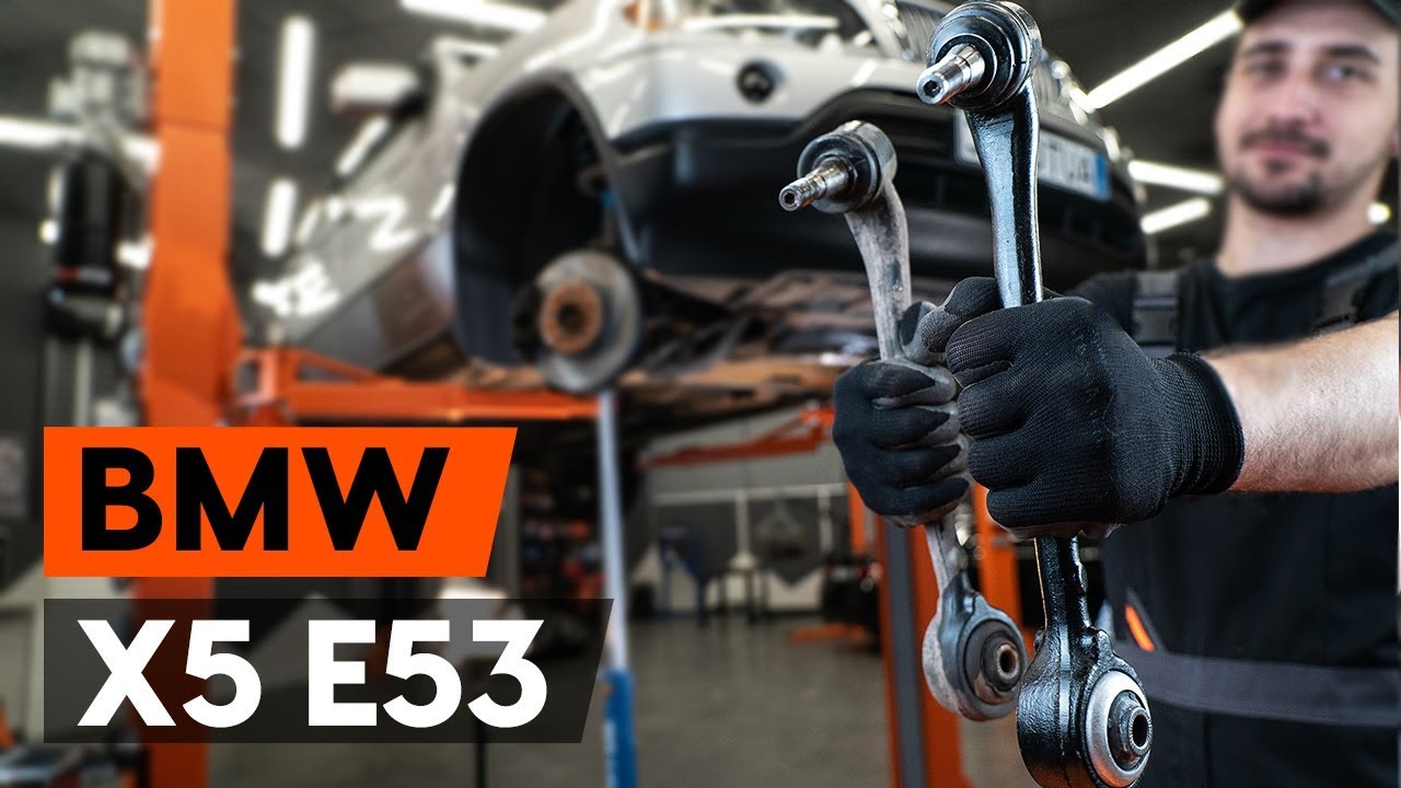 Jak vyměnit přední spodní rameno na BMW X5 E53 – návod k výměně