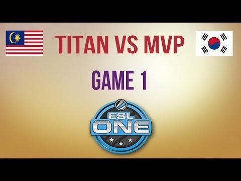 Titan vs MVP g.1 Asia Qualifier ESL One Frankfurt