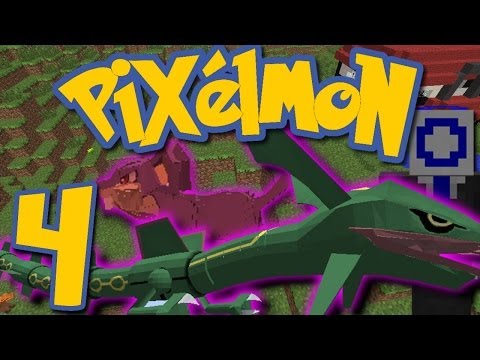 Pixelmon Ep. 4 - RAYQUAZA AND BOSS TEASES! (Minecraft Pokemon Mod)