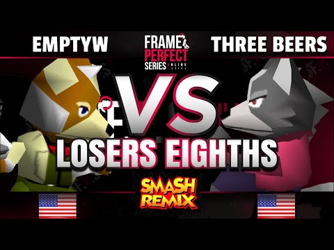 FPS6 Online - emptyW (Fox) vs. 119 | Three Beers (Wolf) - Smash Remix Losers Top 8