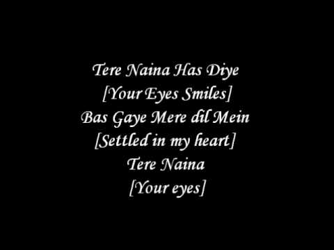 Tere Naina Lyrics With English Translation - Chandni Chowk To China *HQ*