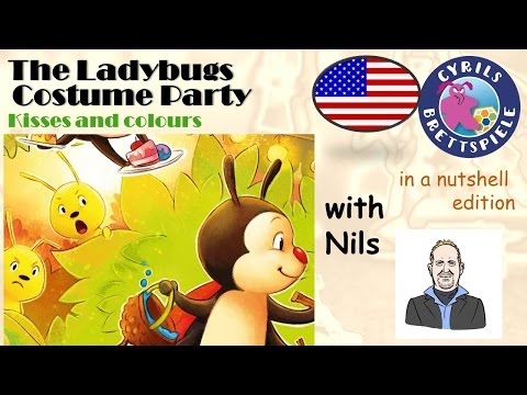 Cyrils Brettspiele - Ladybugs costume party - in a nutshell (N78) - Magnets