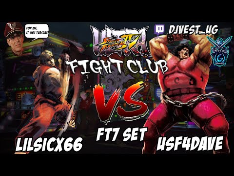USF4 Fight Club Exhibition Series - lilsicx66 VS USF4Dave FT7 Set