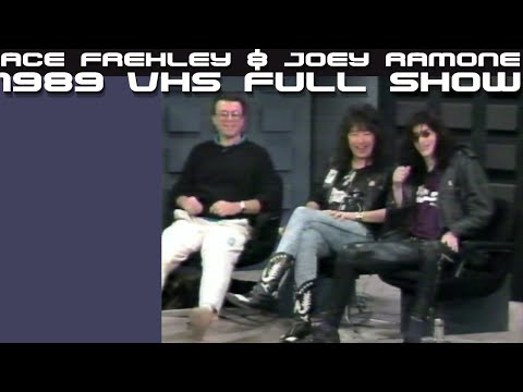 Ace Frehley of Kiss and Joey Ramone on the Morton Downey Jr. Show (1989)
