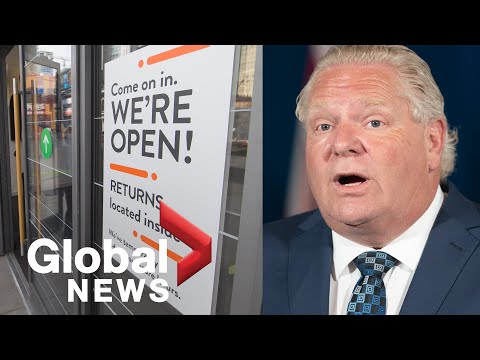 Coronavirus: Ontario to permit indoor dining, gyms to reopen under "Stage 3" reopening plan | FULL