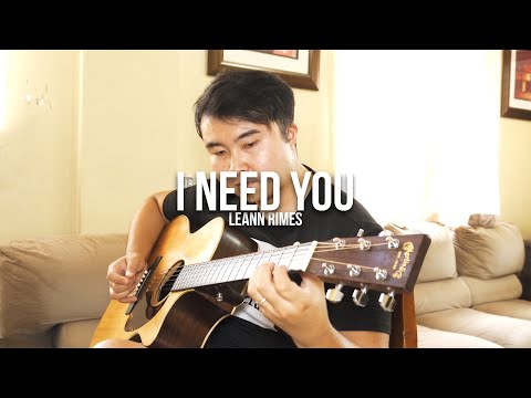 I Need You - LeAnn Rimes | Fingerstyle Guitar Cover | Lyrics