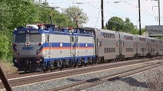preview picture of video 'Amtrak & MARC Trains Through Harmans, Maryland'