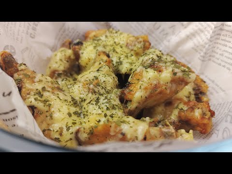 Garlic parmesan chicken wings !