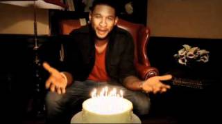 Usher singing Happy Birthday