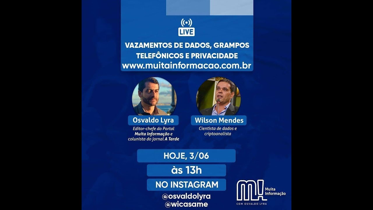 Vazamento de dados, grampos e privacidade na rede