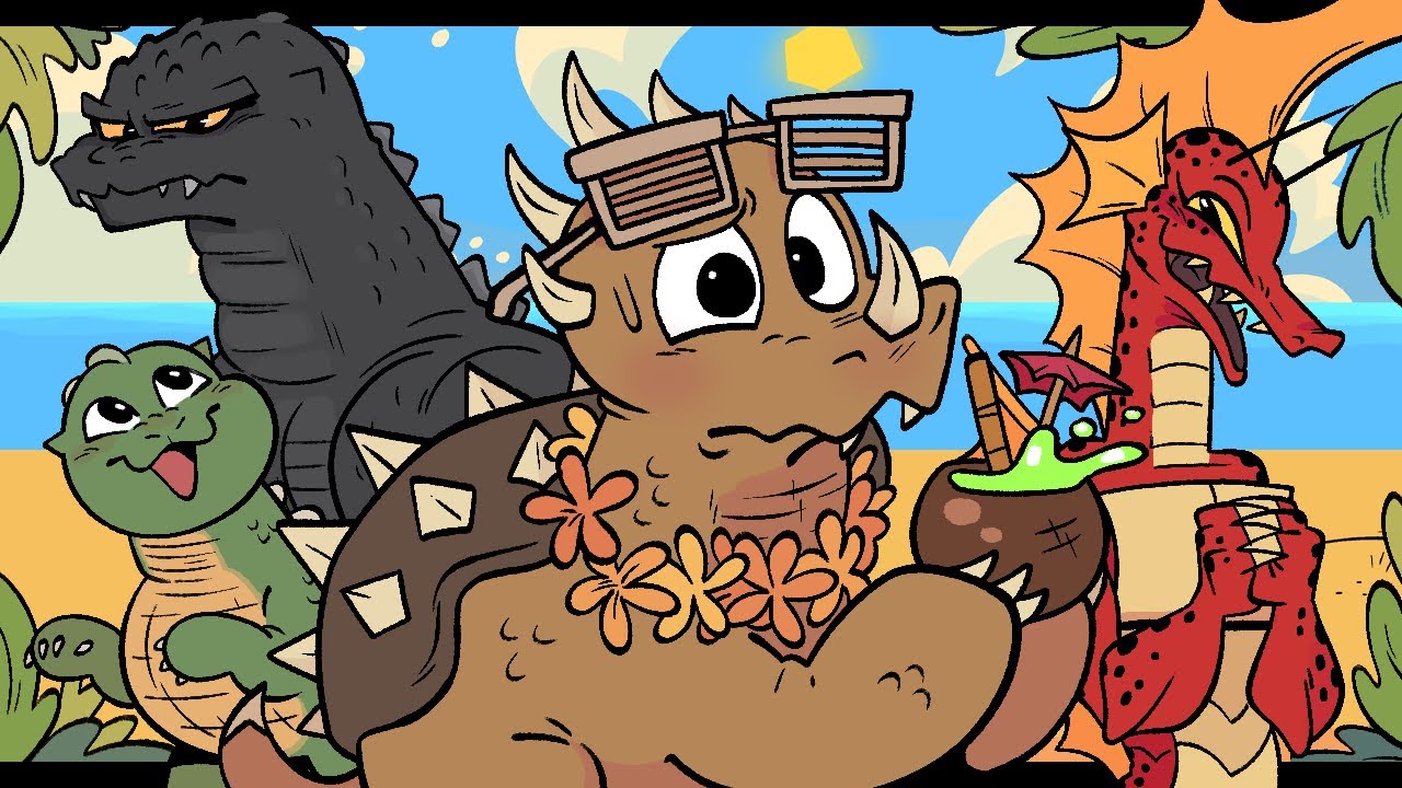 Anguirus' Vacation [Godzilla Animation] thumbnail