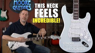 Video thumbnail for Fender Kenny Wayne Shepherd Stratocaster {This is a Bluesman's Strat!} by MooreMusicGuitars